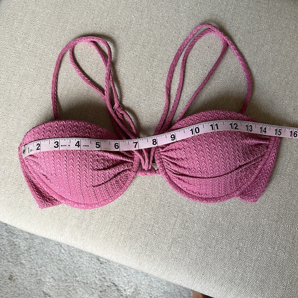 Tularosa Pink Bikini Top - Picture 6 of 7